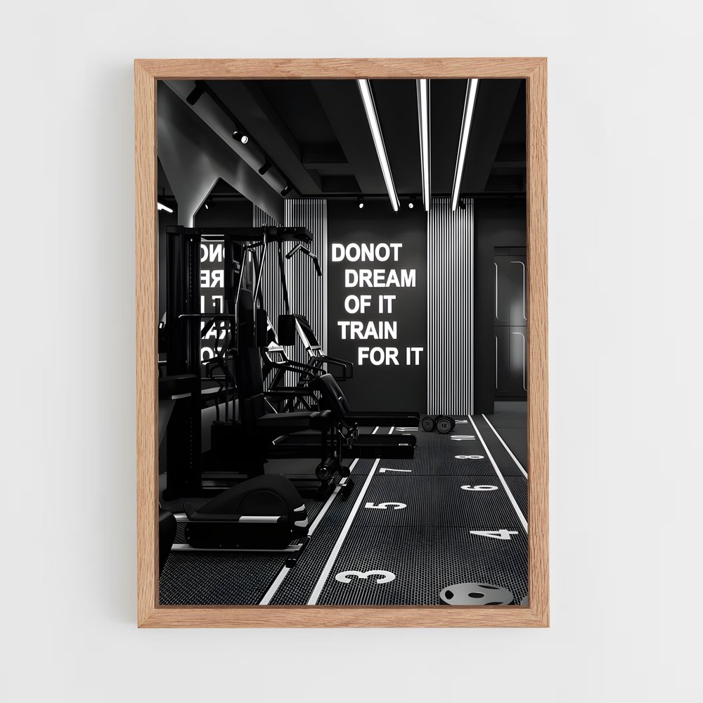 Poster Combat Noir – affiche Compétitions de gymnastique (vue 4)
